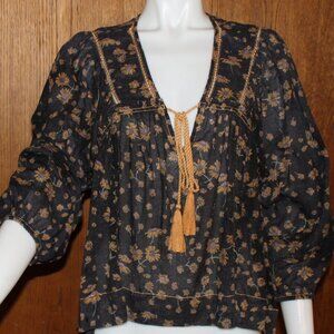 🎉HP🎉Free People Flowing Cropped Boho Top